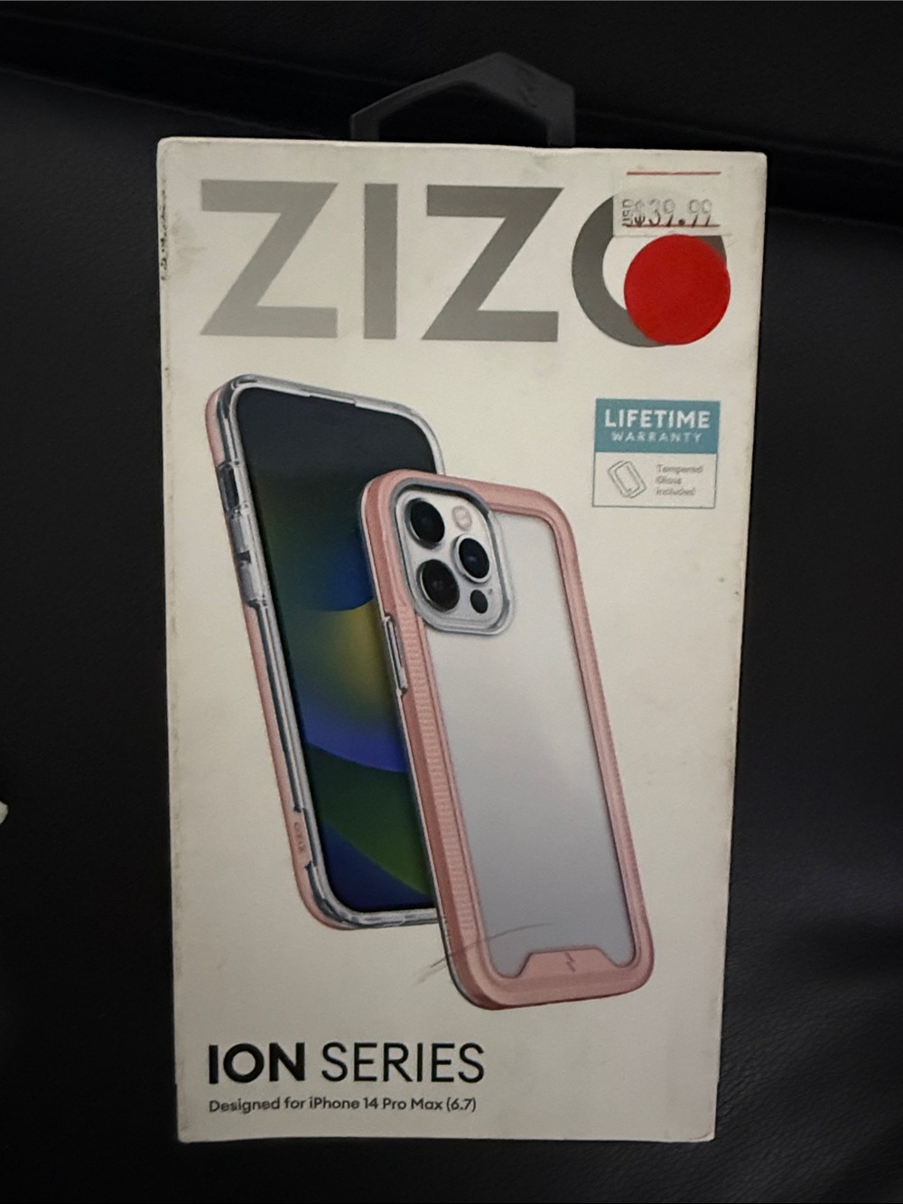 Ion Series Clear Rose Gold Case for iPhone 14 Pro Max